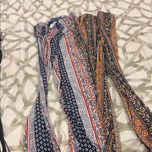 Cute tight leggings that flair at the bottom!